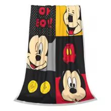 Mickey Mouse Cartoon Blanket Ultra Soft  Throw Blankets