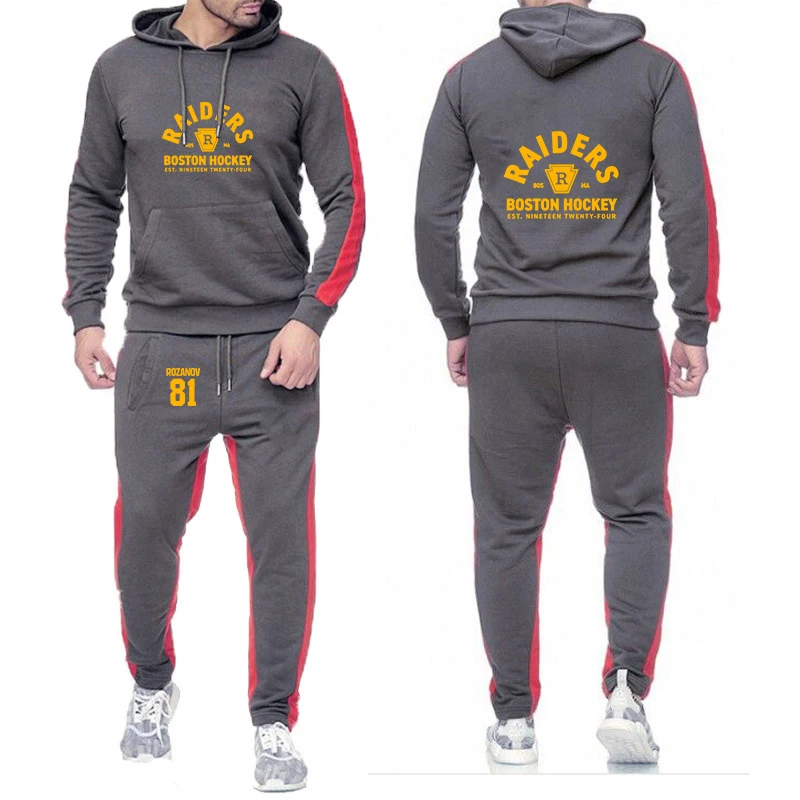 Conjunto Deportivo Casual de Moda para Hombre, Sudadera con Capucha y Pantalones de Color Sólido, Primavera y Otoño 2026 TV Heated Rivality Llya Rozanov 81