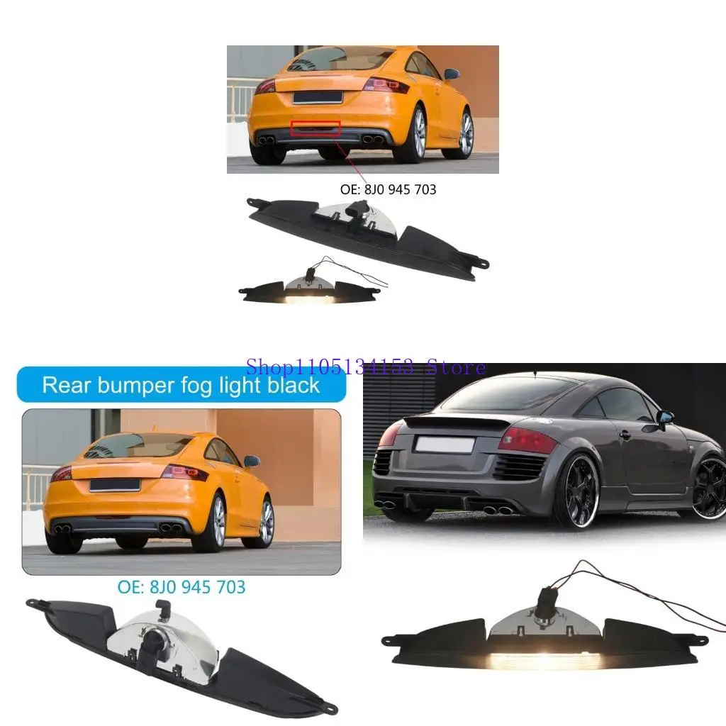 

hg89 Rear Bumper Center Reflector Light For 2007-2014 Car Rear Brake Light Lamps Tail Light 8J0945703