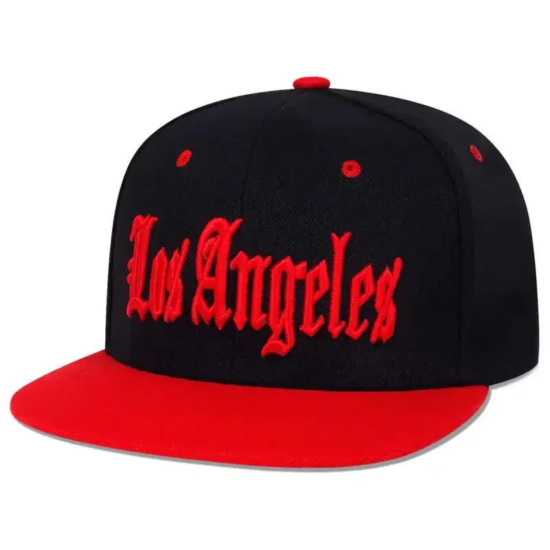 Unisex Los Angeles Embroidery Hip-hop Hats Spring Autumn Adjustable Casual Snapback Baseball Caps Outdoor Sunscreen Hat
