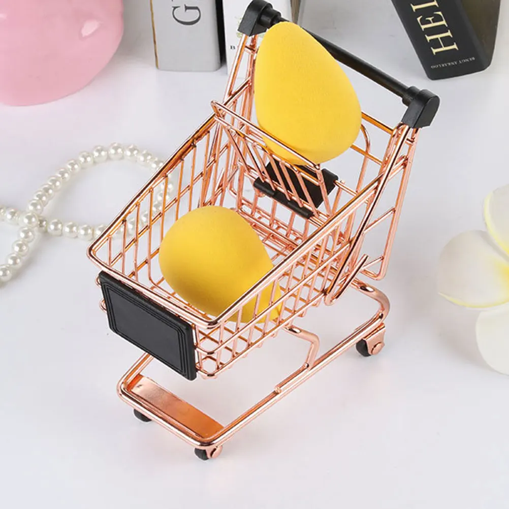 

Portable Makeup Sponge Holder Durable Egg Rack Mini Cart Powder Puff Container Box Storage Organizer