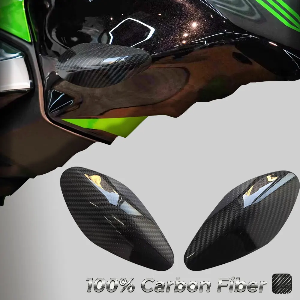 

Carbon Fiber Motorcycle Fuel Tank Cover Falling Protection for Kawasaki Z650 2017-2026