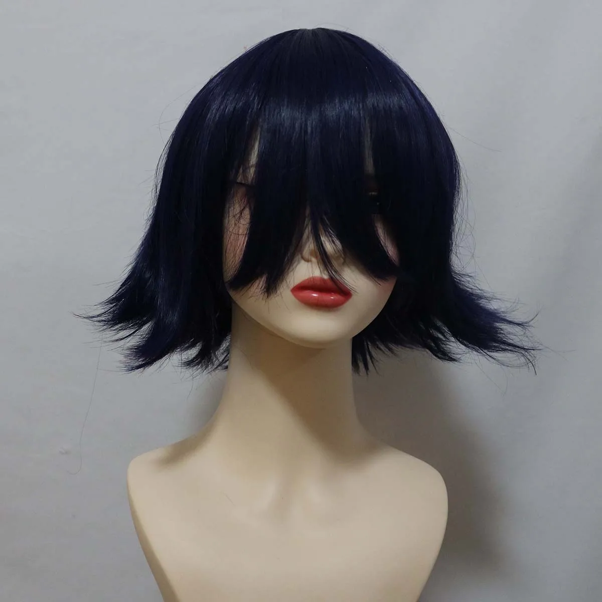 Parrucca Anime Ouma Kokichi Danganronpa V3 Cosplay Parrucche sintetiche viola per capelli Ouma Kokichi