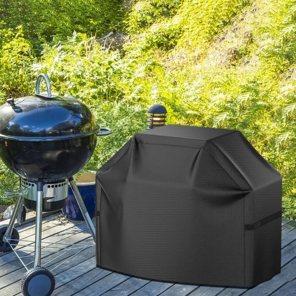 Waterproof Bbq Cover Durable Waterproof Bbq Grill Cover with Adjustable Fastener Tape Anti-uv Fade Resistant Oxford for Outdoor