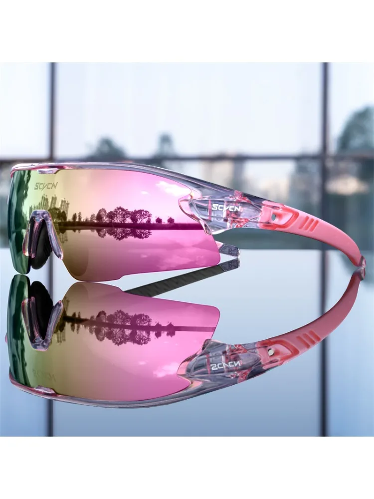 AliExpress SCVCN Cycling Glasses Mountain Bicycle Sport Men Sunglasses Goggles Outdoor MTB Road Running Sunglasses UV400 Protection Eyewear