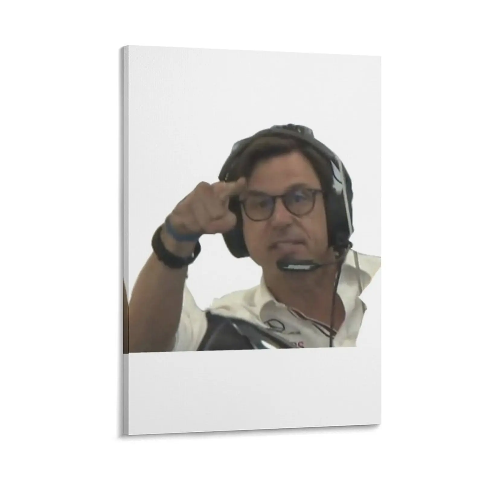 

Angry Toto Wolff - Brasil GP 2021 Canvas Painting poster canvas wall decoration photos for living room