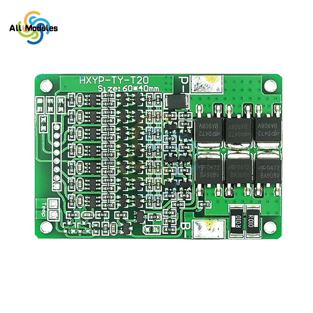 7S 29.4V 15A 18650 Charger PCB BMS Protection Board, Li-ion Lithium Battery Charger Lipo Cell Module