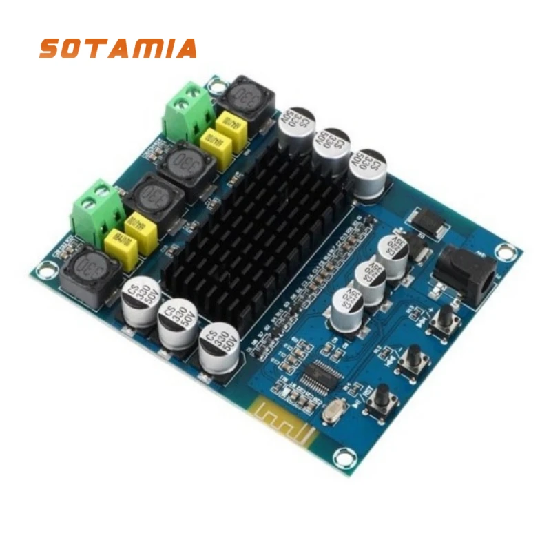 

SOTAMIA TPA3116D2 Плата усилителя Bluetooth 50Wx2 Стерео цифровой усилитель класса D Усилитель мощности Динамик Аудио Домашний звуковой театр