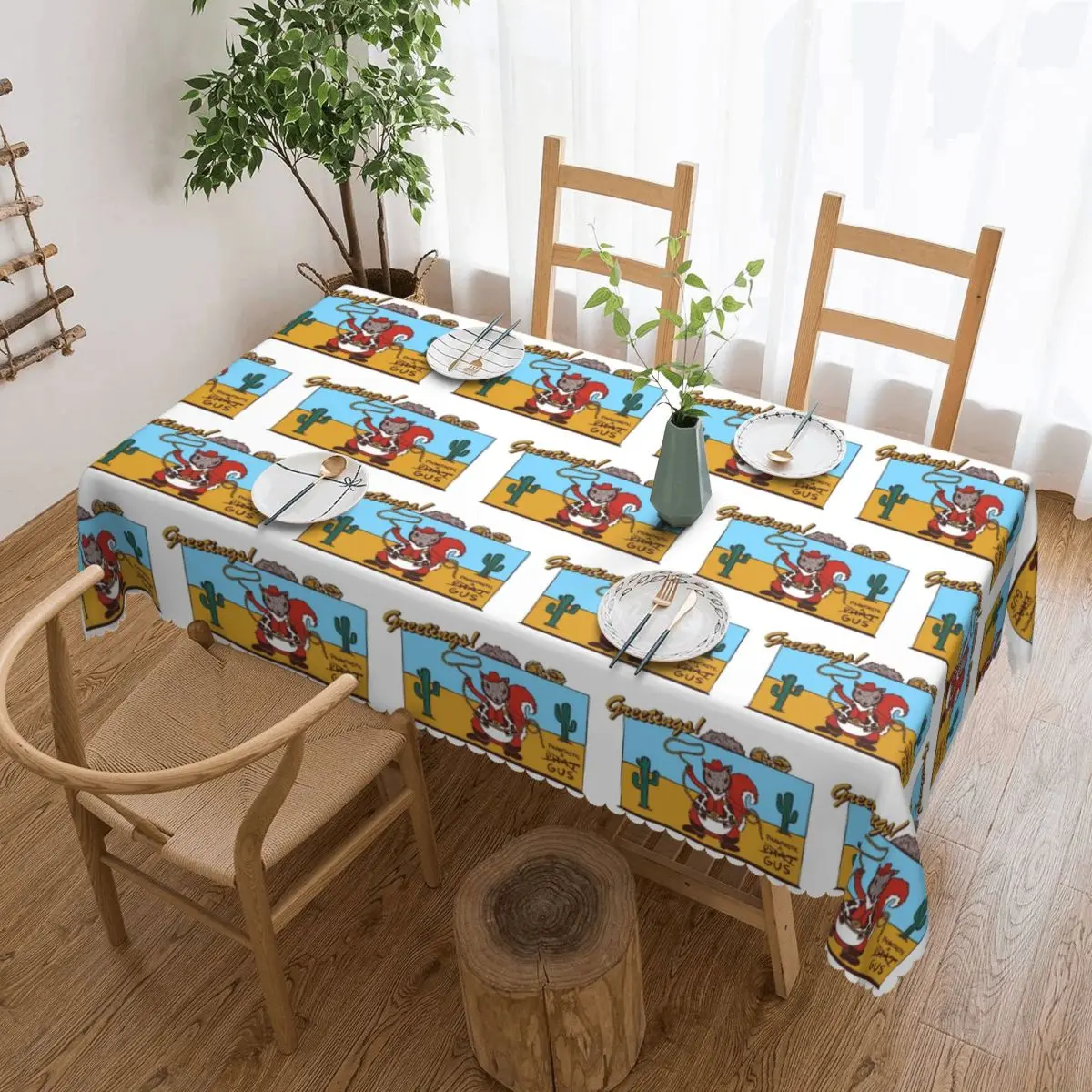 Mark Rober Tablecloth Restaurant Kitchen Rectangular Tablecloth Festival Party Decorations Tablecloth Outdoor Dining Table Cover