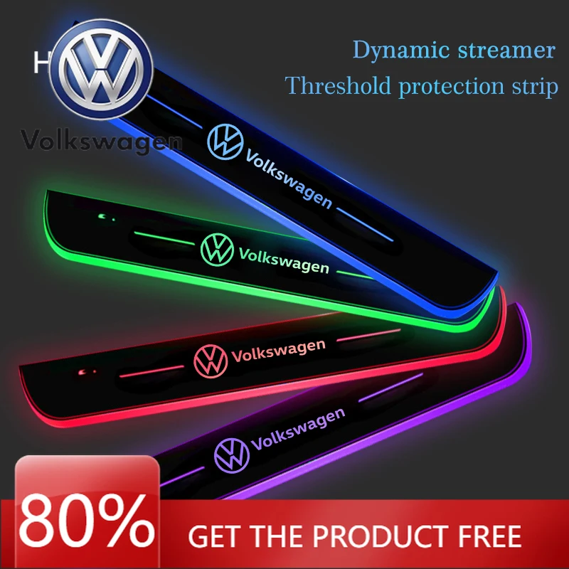 

Светодиодные накладки на пороги для автомобилей Volkswagen: Passat, Tiguan, Golf, Bora, Jetta, Sharan, T3, T5 и другие модели.