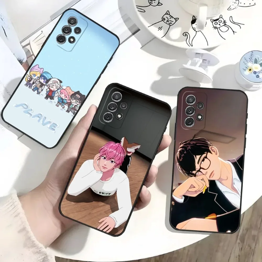 

Kpop P-PLAVE Phone Case For Samsung S25,S24,S21,S22,S23,S30,Ultra,S20,Plus,Fe,Lite,Note,10 Black Soft Shell