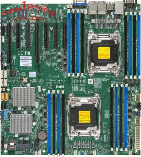 

X10DRH-CLN4 for Supermicro Industrial Packaging Motherboard LGA2011 E5-2600 v4/v3 Quad 1GbE LANs 8x SAS3 (12Gbps) Ports