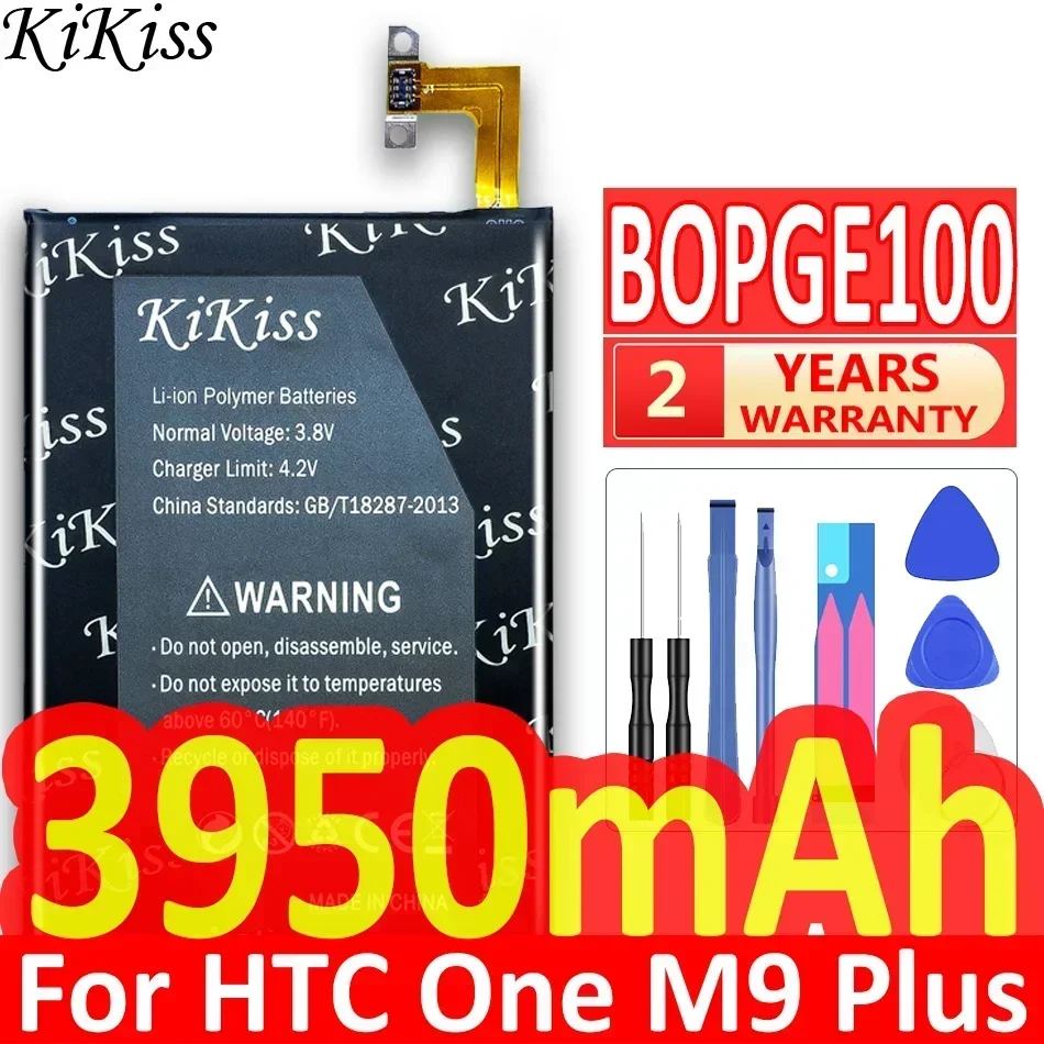 Batería de alta capacidad de 3950mAh para HTC ONE M9 M9 + M9W One M9 Plus M9pt Hima Ultra 0PJA10 0PJA13 batería BOPGE100 + herramientas gratuitas