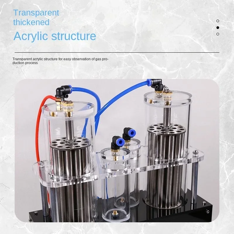 Die Wasserstoffsauerstofftrenn-Elektrolyse-Wasser maschine mit doppeltem Auslass wird nur zum Unterrichten von Demonstrationen verwendet