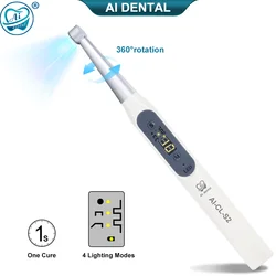 AI-CL-S2 Orthodontische Uithardingslicht Tandheelkundige Draadloze Led Uithardingslamp 360 Graden Rotatie Met Hoge Vermogenslichtintensiteit: ≥ 1500Mw/Cm²