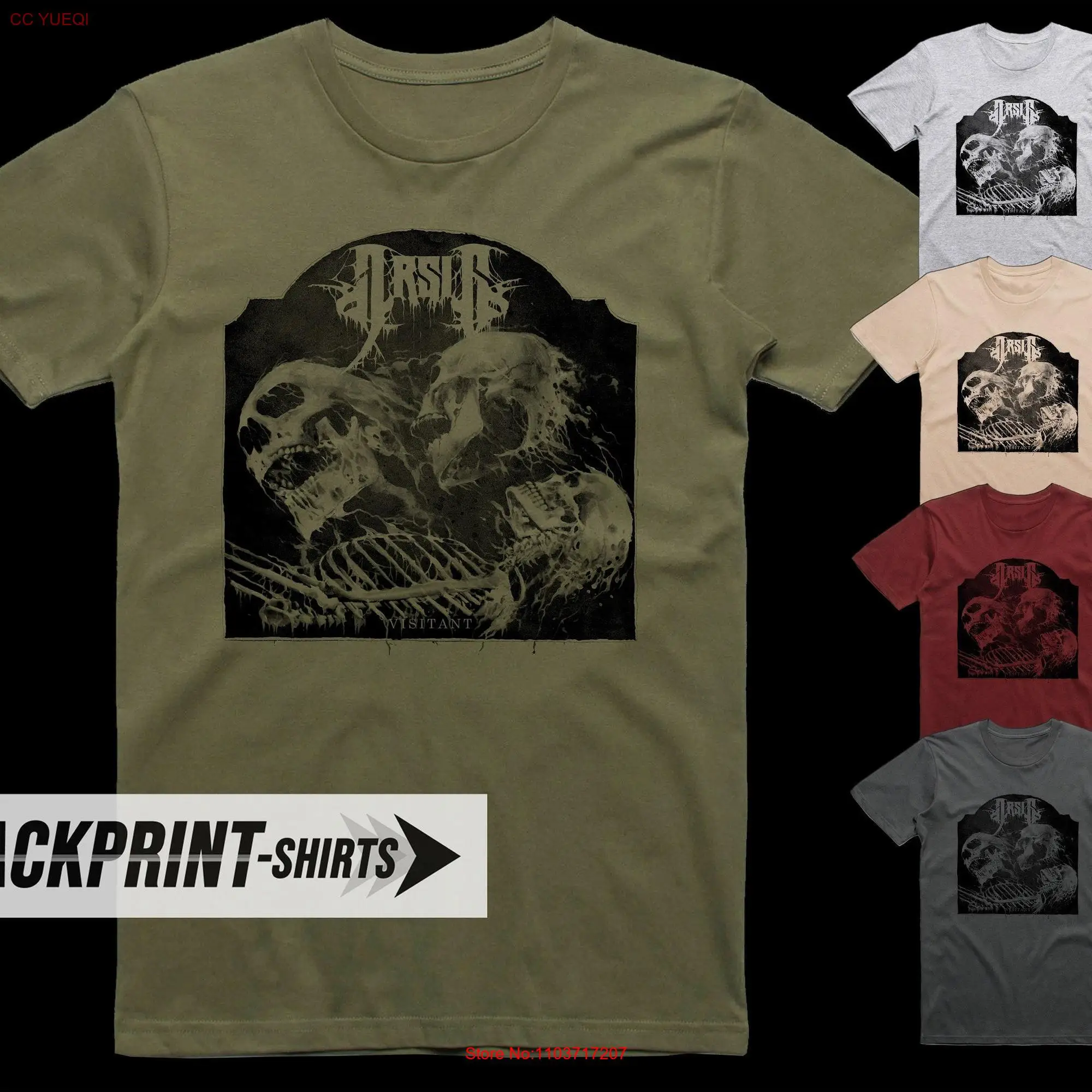 Футболка Arsis постер музыкальной группы V2 мужская с длинным или коротким рукавом, хлопок, Размеры S 5XL, Обложка для альбома, 18 цветов