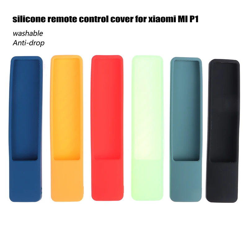 1PC Silicone Remote Control Case Compatible For Xiaomi P1 Mi Tv A2 58 55 50 43 32 43 P1e55 Xmrm-19 Protective Cover