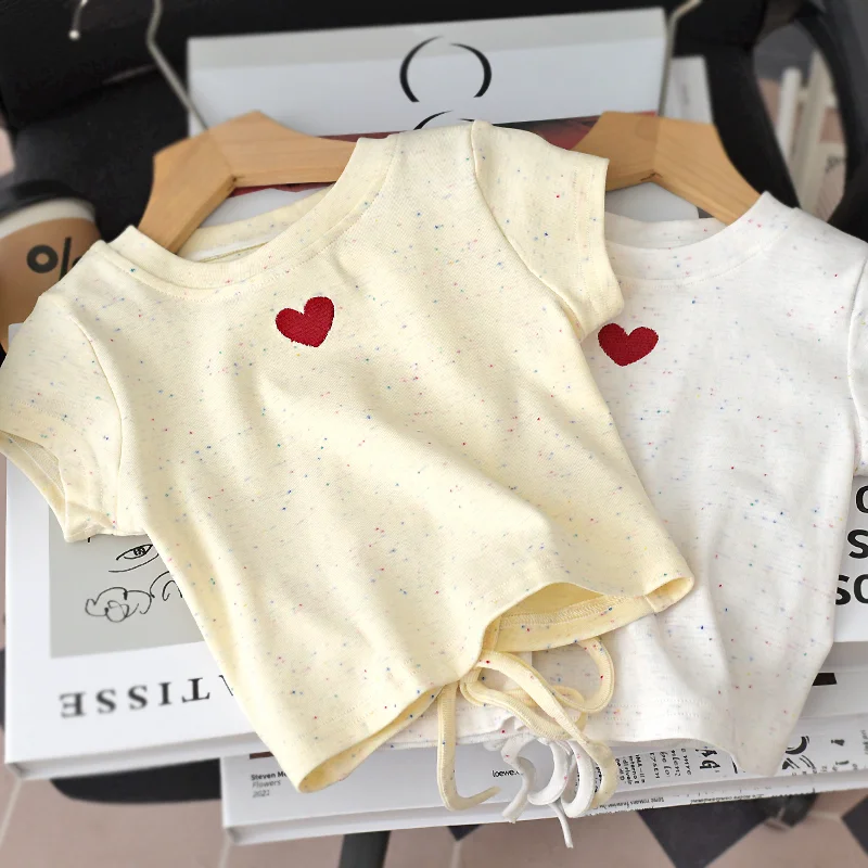 Girls Short Sleeve Summer Kids Children T Shirt Half Sleeve Top New Baby Girl Summer Outfit Modal Stylish Base Layer T