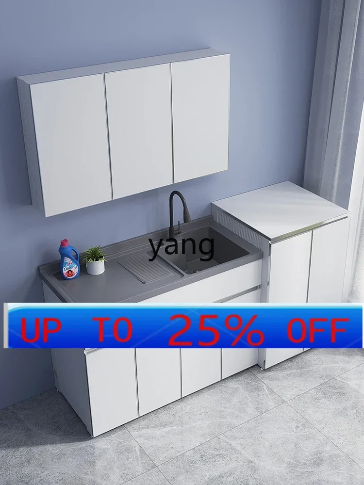 

lmm Alumimum Wash Wardrobe Impeller Flip Washing Machine Partner All-in-One Cabinet Assemblage Zone Washboard