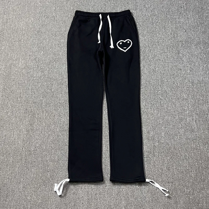 

Carsicko Signature Casual Pants High-quality Men Women High Street Fashion Sweatpants Pure Cotton Fabric All-match Pants