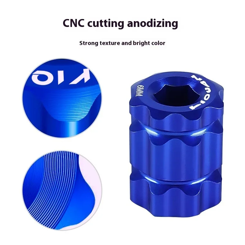 Magnetisches Fahrradkurbel-Installationswerkzeug zum Entfernen und Installieren von Kurbelarm-Einstellkappen. Fahrradreparaturwerkzeuge