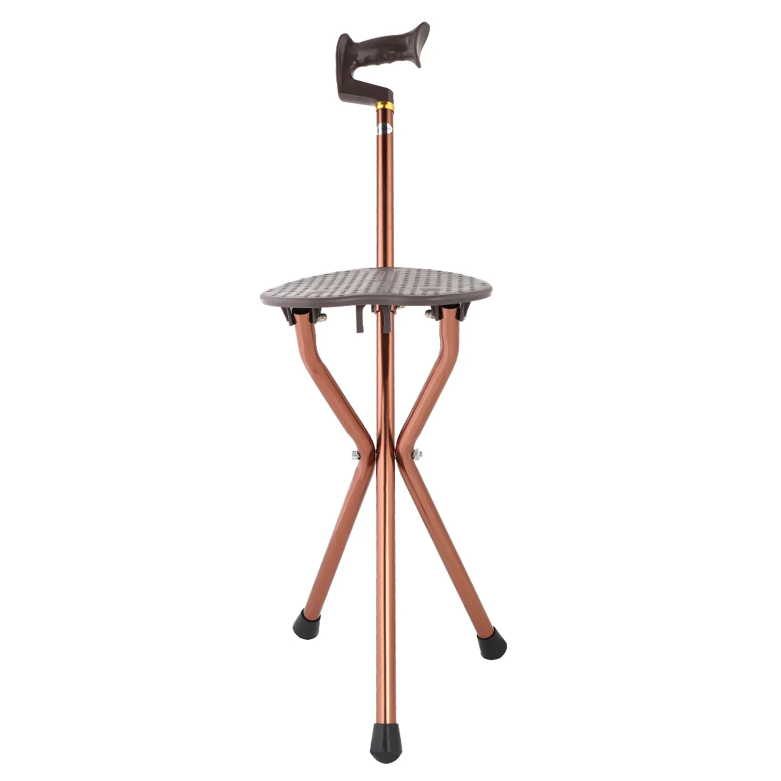 SXHWC Metal Portable Folding Walking Stick Chair Seat Stool Travel Cane Chair Walking Cane Walking Chair Walking Stick Walking S