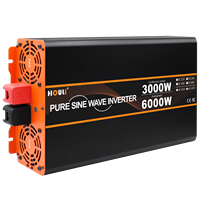 HOULI Power 4kw Solar Inverter off Grid Pure Sine Wave 12v 24v 48v 220v 110v 6000w 5000w 2000w 3000w 4000w for Home