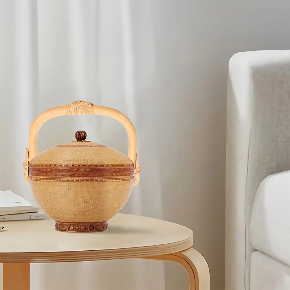 

2 шт. деревенские бамбуковые ручки для замены на керамических чайниках, металлические ручки для чайников, аксессуары для чайников, плетеные металлические ручки для чайников