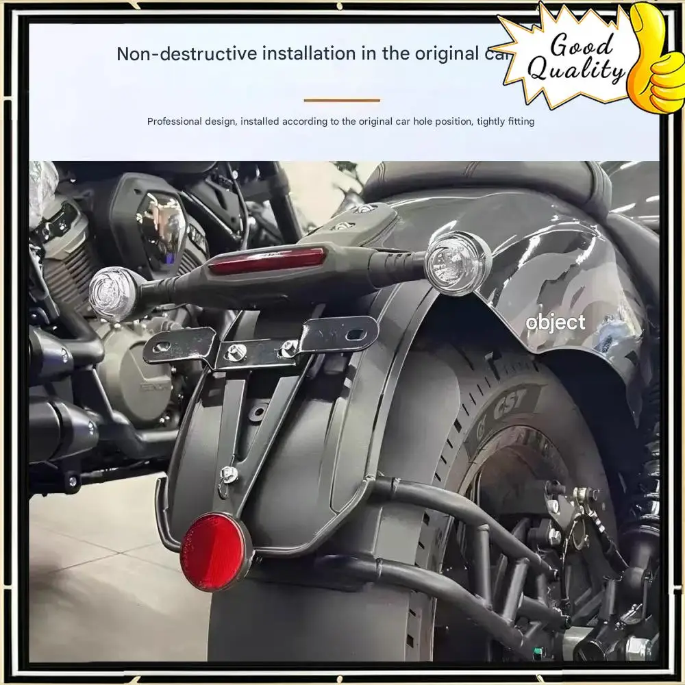 

For Benda Napoleon Bob250/500 Chinchilla 350/500 modified rear fender mudguard mud guard back anti-mud waterproof accessories