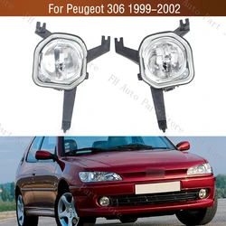 Car Front Bumper Fog Lamp Day Light No Bulb For Peugeot 306 1999 2000 2001 2002 Foglight Foglamp 0305054011 0305054012