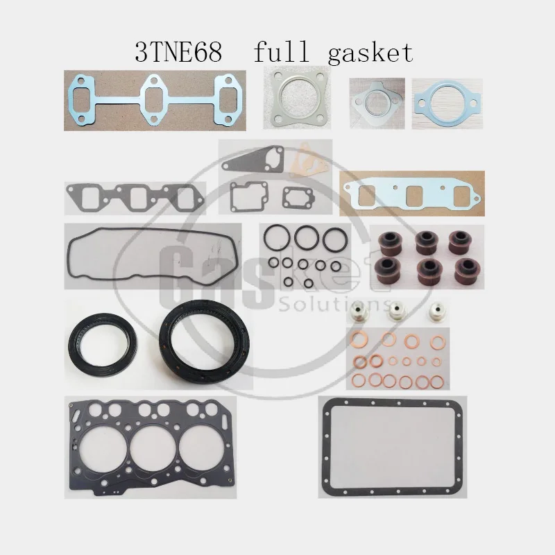 3TNE68 Repair Overhaul Kit With Full Gasket Set FOR Yanmar 719818-92620