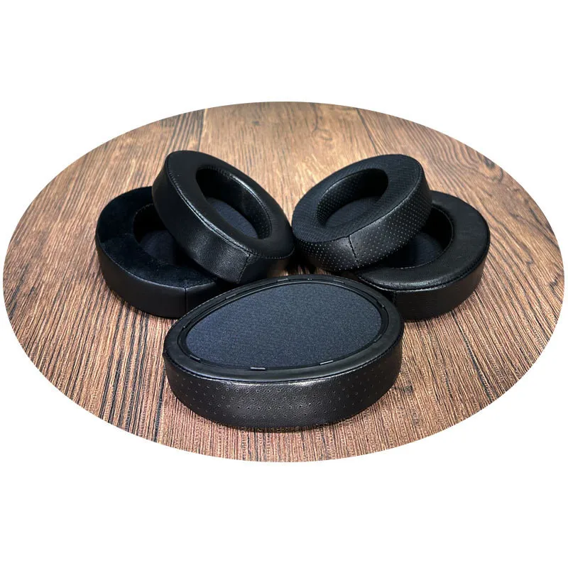 Perforated Ear Pads Mesh Fabric OR VELVET Ice Silk For HIFIMAN EDITION X XS HE1000 SE ARYA Headphones Replacement Ear Pad Black
