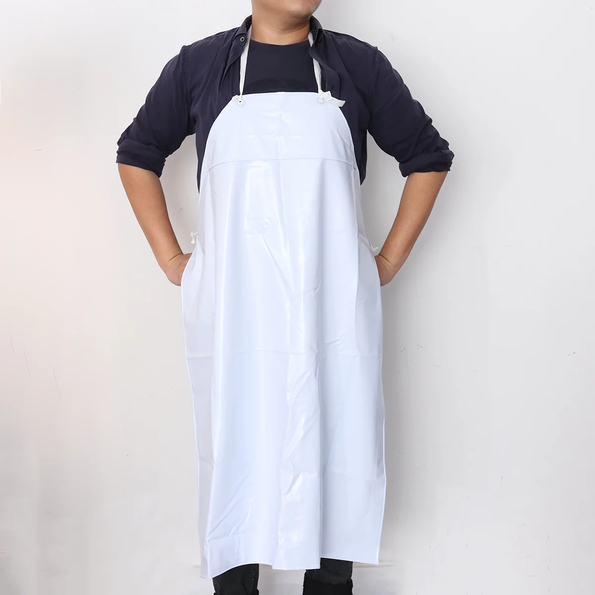 Apron Aprons Workwaterproof Rubber Kitchen Men Dishwashing Vinyl Butcher Cooking Industrial Neckbib Grooming Resistant Chef Dog