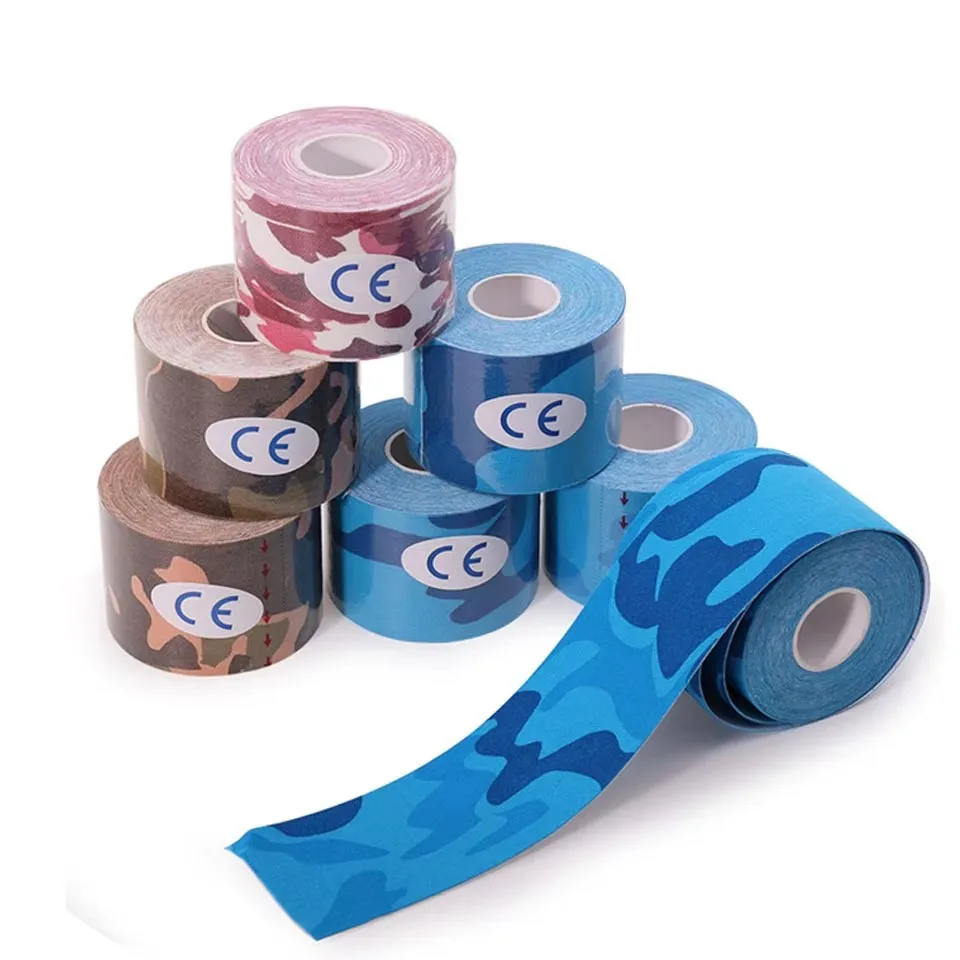 1/2/4/6pcs Kinesiology Tape Athletic Recovery Elastic Tape Kneepad Muscle Pain Relief Knee Pads Support For Gym Fitness Bandage