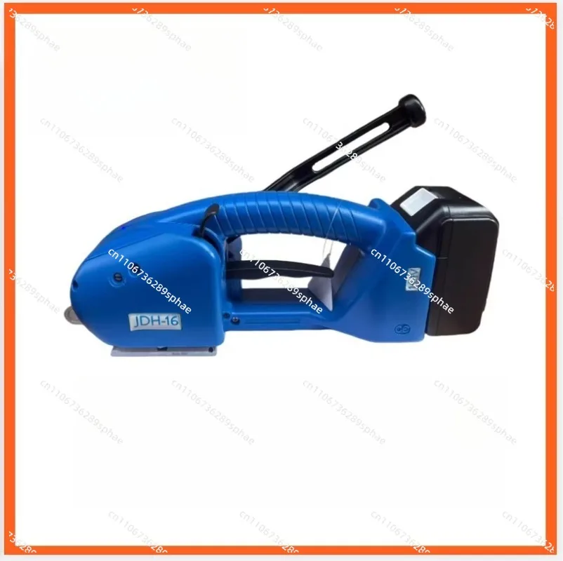 Semi-Automatic Portable Electric Strapping Machine, Rechargeable Packing Banding Tool for 13-16mm PP & PET Straps