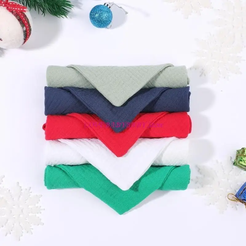 5 ชิ้นผ้าขนหนูสี่เหลี่ยมจัตุรัสสำหรับเด็กทารกการดูแลทารกแรกเกิดปากเช็ดผ้าที่ใช้ซ้ำได้ 4xbc