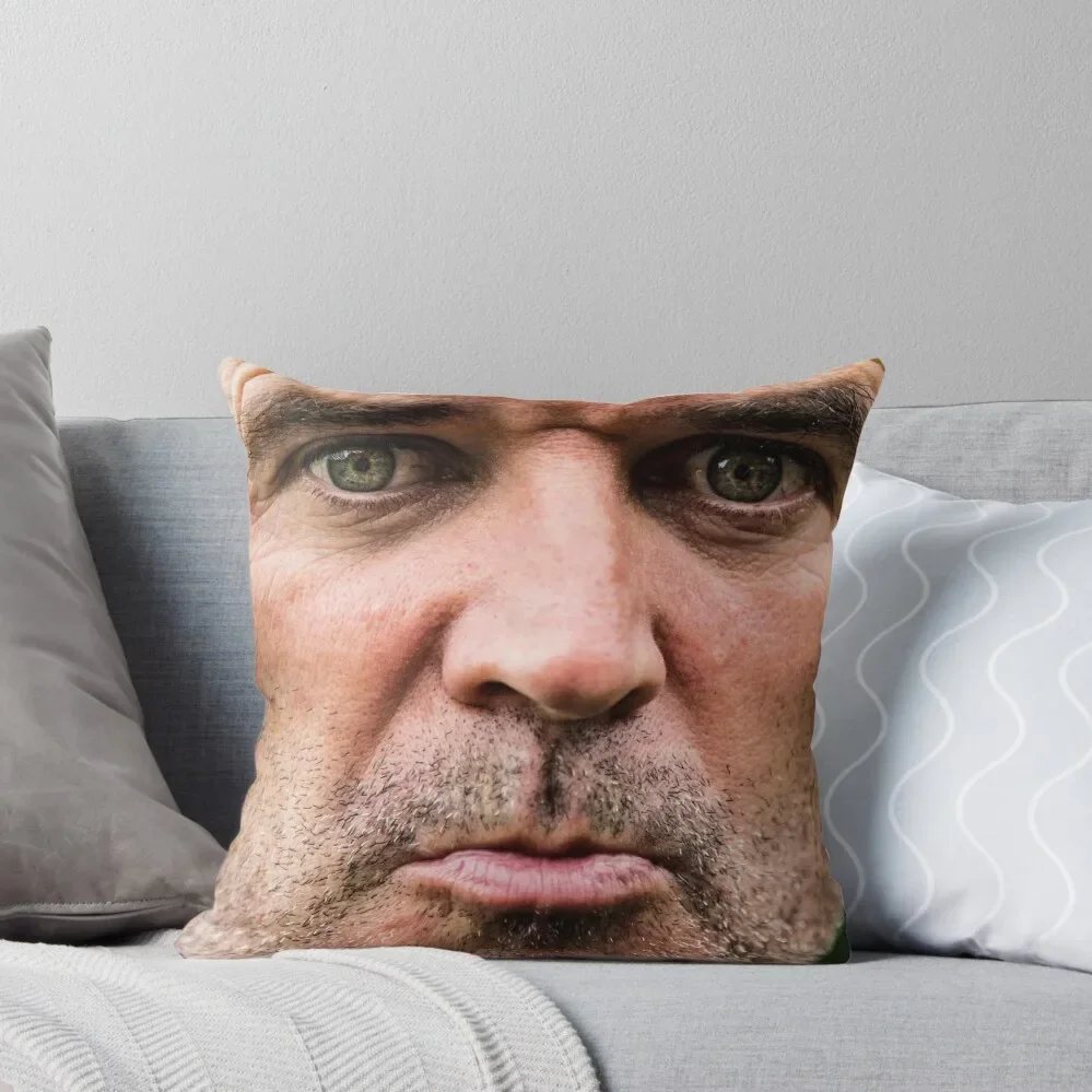 

Roy Keane funny face Throw Pillow Sofa Cushion Anime Cushions Home Decor Room decorating items