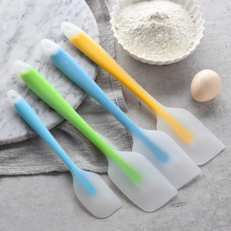 Baking Tools Spatula Kitchens Accessories Translucent Mini Silicone Spatula Cream Heat Resistant Kitchen Utensils Bakeware Bar