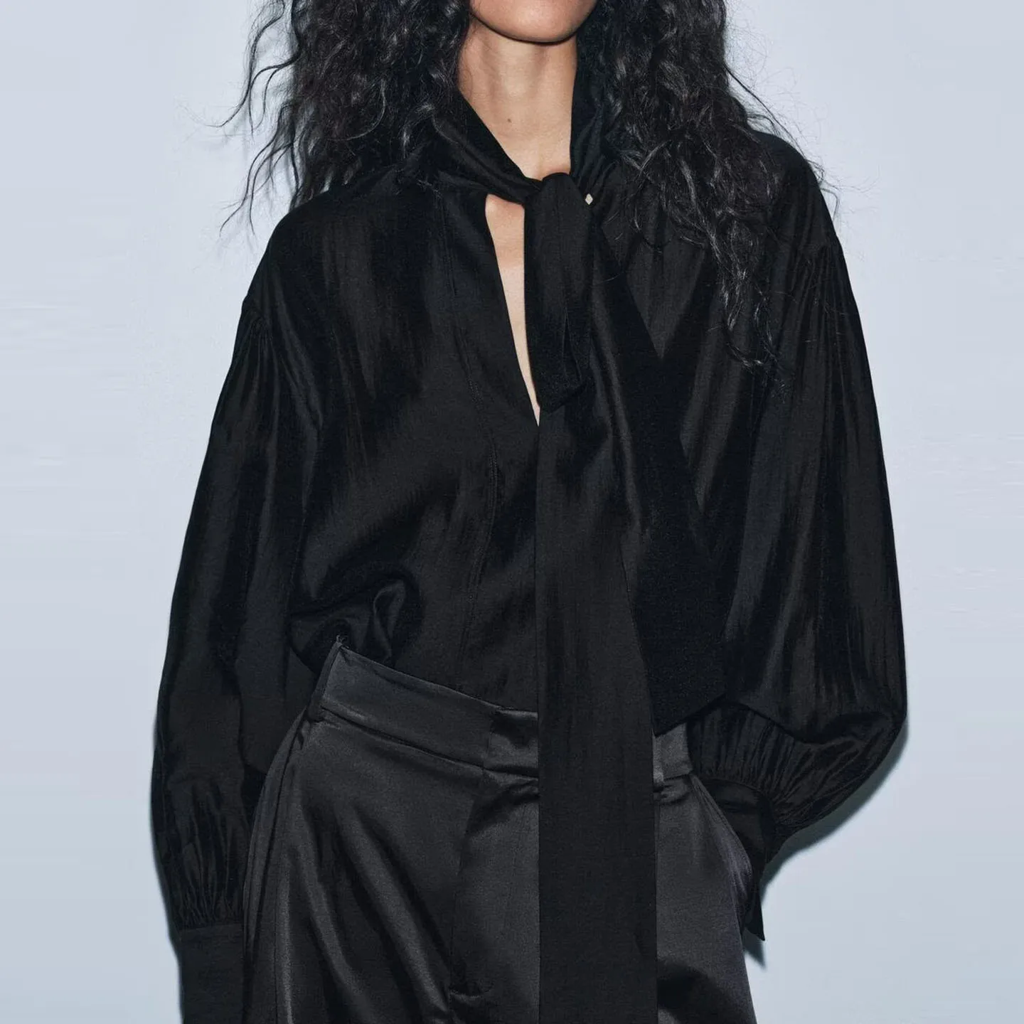 Faionable Long Sve Damen-Irt-Knoten-verziert, vielseitig, Herbst 2025, lässig, lockere Passform, Irt für Mädchen