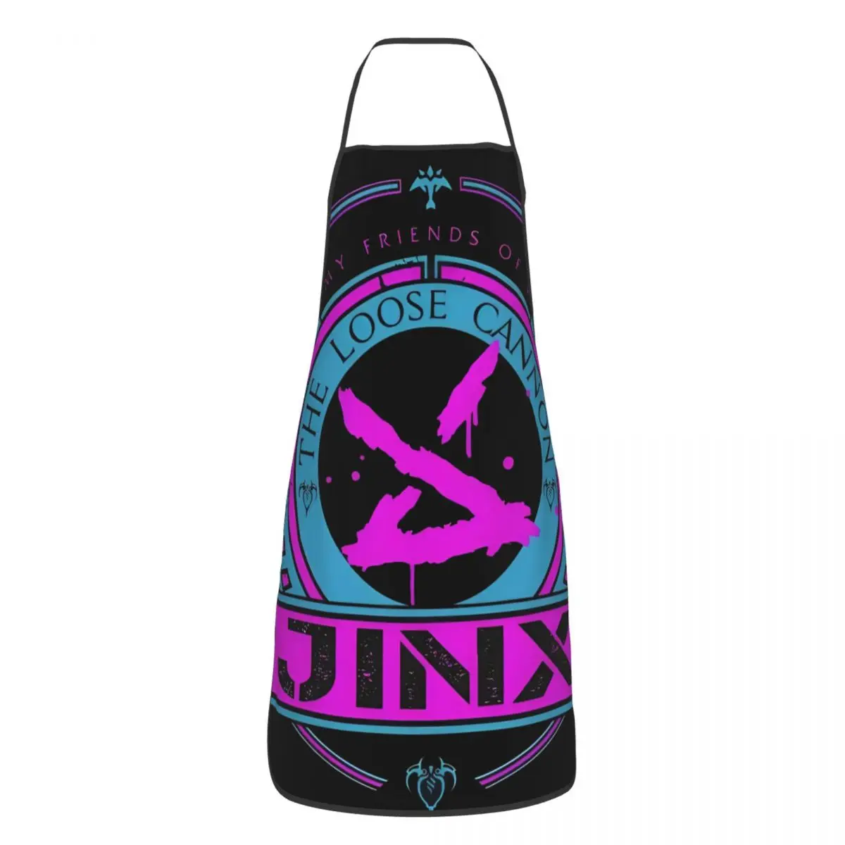 Jinx Arcane Kitchen Cuisine Aprons Sleeveless League Battle Game Legends Pinafores for Men Women Chef Restaurant