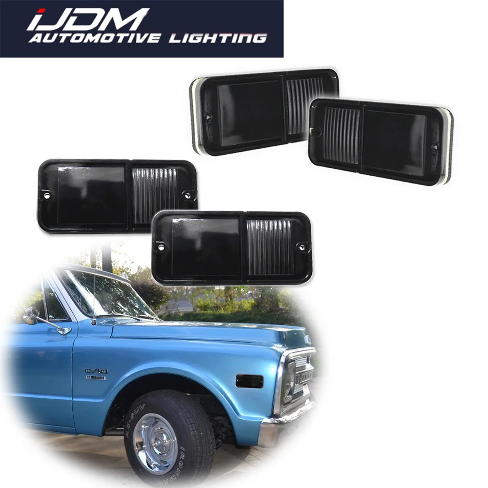

Для Chevrolet & GMC C/K Trucks Suburban 1968 1969 1970 1971 1972 Автомобильное переднее/заднее крыло, боковой габаритный фонарь, крышка парковочного фонаря