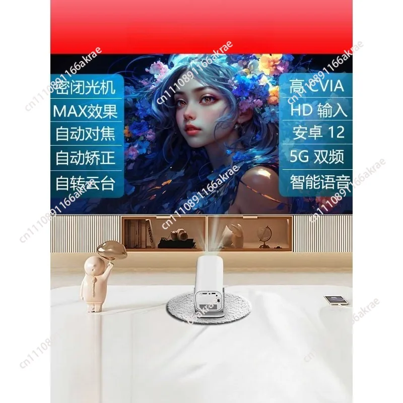 for  definition smart projector home wall projection bedroom living room home cinema mobile phone screen