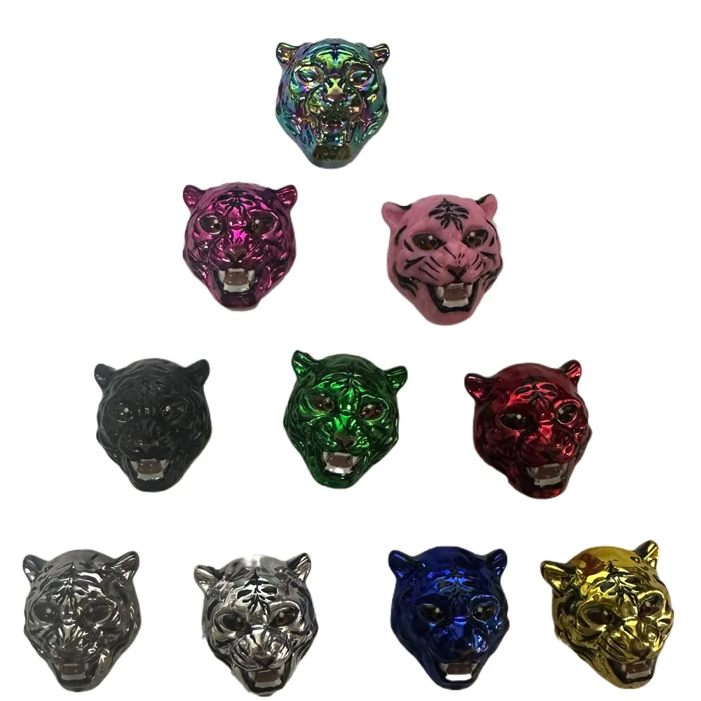 4Pcs Tiger Style Tire Valve Stem Caps 3D Animal Car Accessories Decor  Tire Air Caps for Car,SUV,Bike,Motorcycle,Bicycle