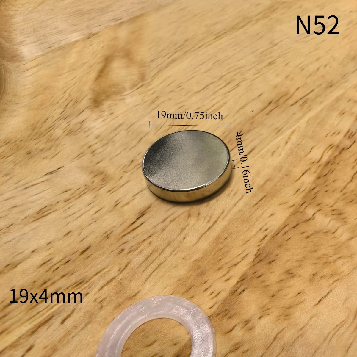 N52 19x4 Magnet Super Strong Neodymium Round Ebike Industrial Motor 19*4 Generator Customised Diy Dropshipping Bulk Customised