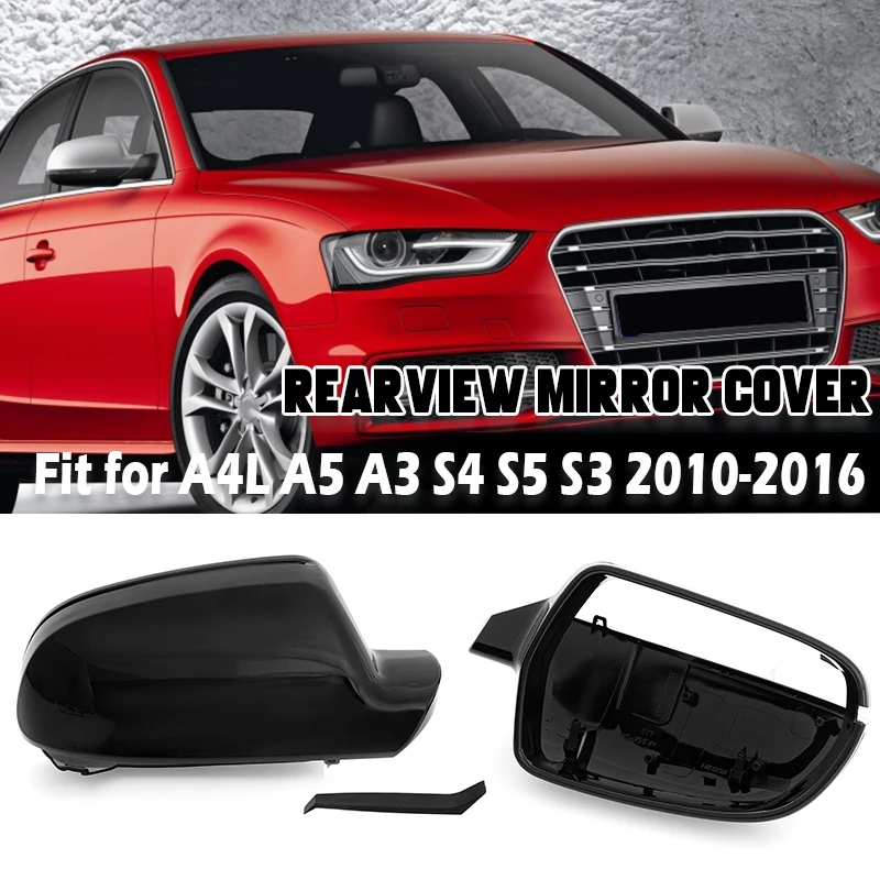 

Fit For Audi A3 8P A4 A5 S5 B8.5 RS5 RS4 RS3 2012 2013 2014 2015 2016 Clip-On Side Rear Wing Mirror Covers Caps