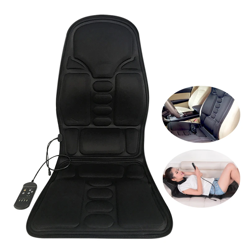 

Vibration Back Massager With Heat Massage Seat Cushion With 8 Vibrating Modes3 Heat Levels Massage Chair Pad
