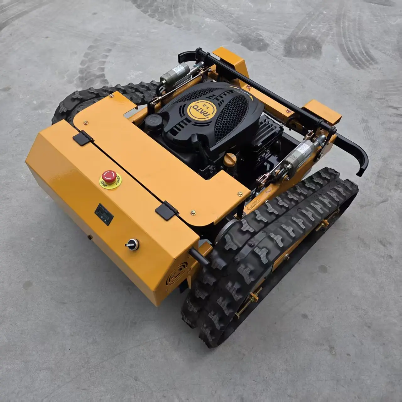 트랙 예초기 원격 제어 농업용 가솔린/디젤 로봇 정원 500mm 유연 무선 무료 배송 맞춤 제작