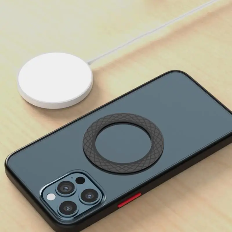 

652F магнитные металлические кольца автомобильная монтажная пластина для поддержки беспроводной зарядки тонкая металлическая для