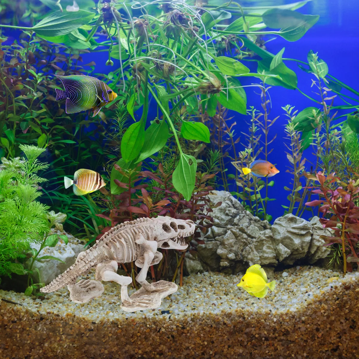 

Dinosaur Ornament Resin Handmade Lifelike Home Store Decoration Pet Terrarium Shelter Landscaping Accessories