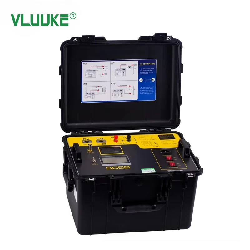 VK-DLCT High Precision Transformer Capacitance Dissipation Factor Tester 1 Year Warranty Accuracy 0.2 IP67 Protection